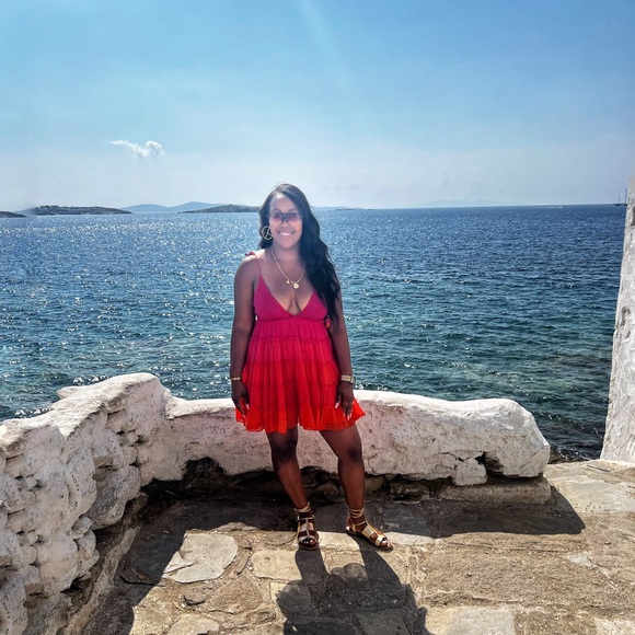 Rococo Sand Ombré Dress - Picture 4 of 4